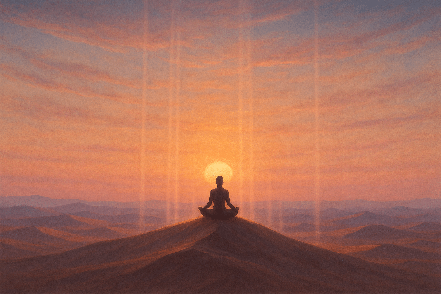 Méditation énergétique en nature pour le bien-être mental