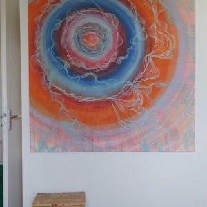 Peinture Vibratoire Spirale