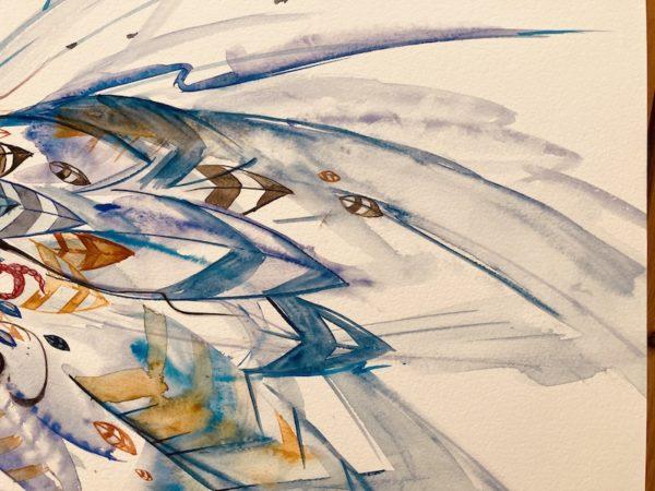 Peinture Vibratoire Puissance Lion Eleonore de Lardemelle