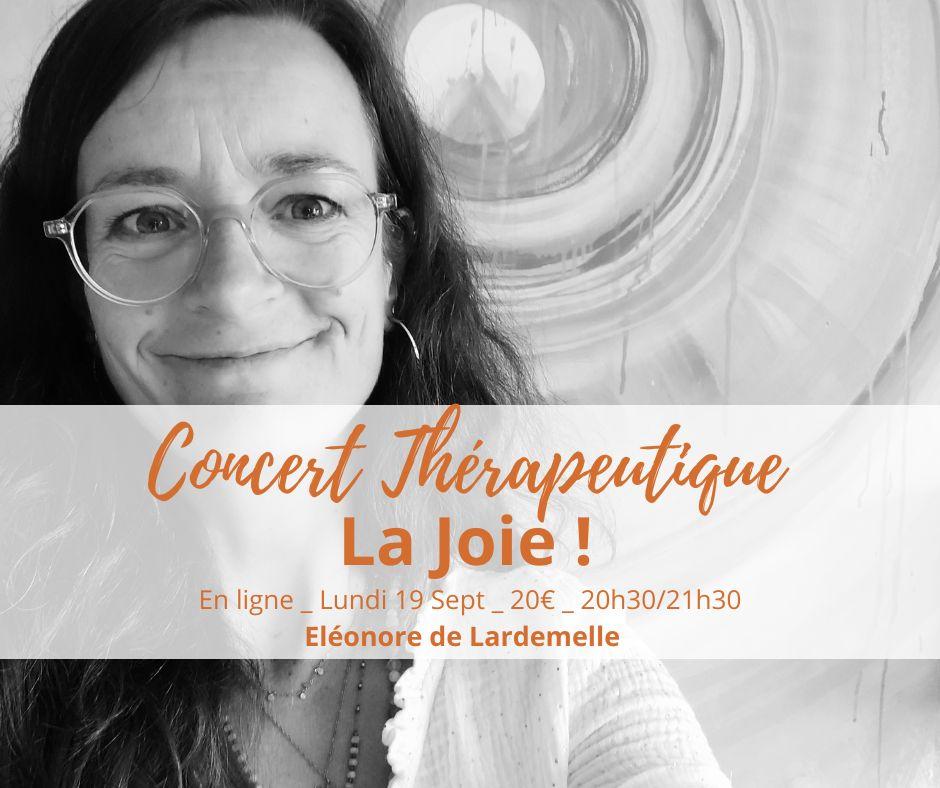 Concert Therapeutique Soin Energetique Eleonore de Lardemelle