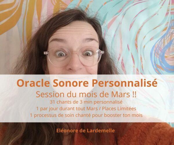 Eleonore de Lardemelle restons Chelous Concert Sardine Soin Energétique Chant Vibratoire Oracle Sonore